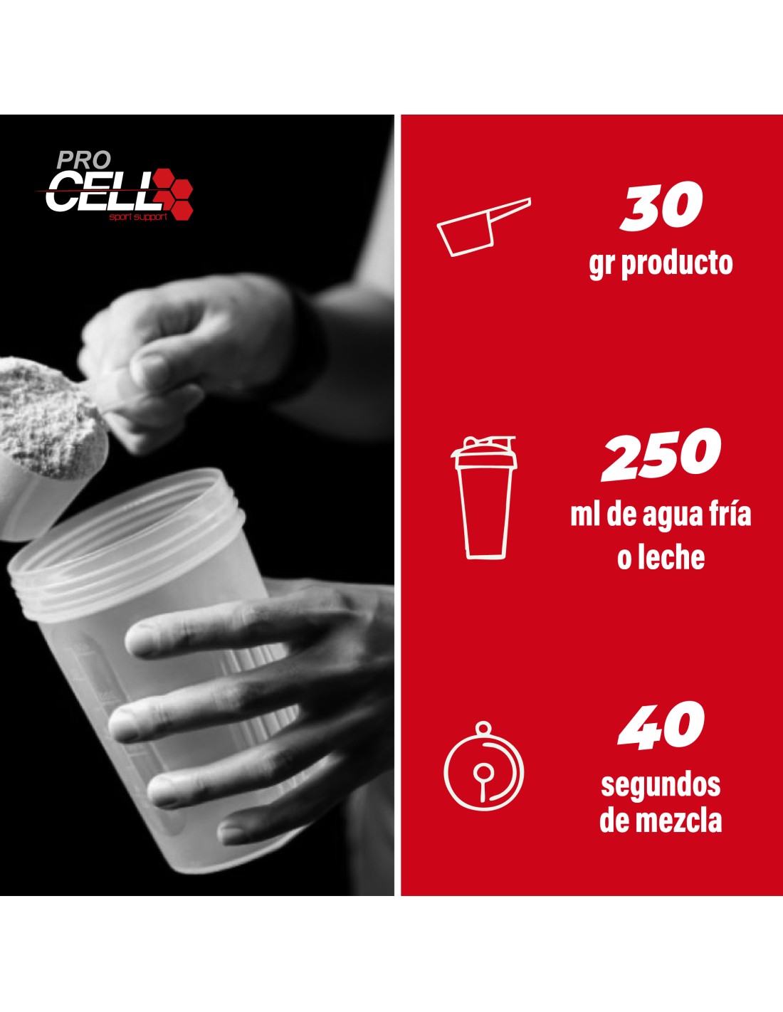 Whey Core - Proteina Concentrada de Suero de Leche